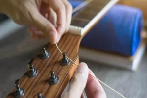 How to string a guitar